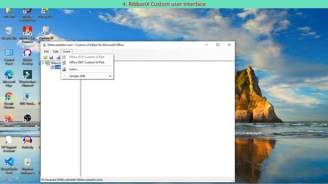 How to make your own Excel Add-ins with RibbonX Custom UI смотреть онлайн