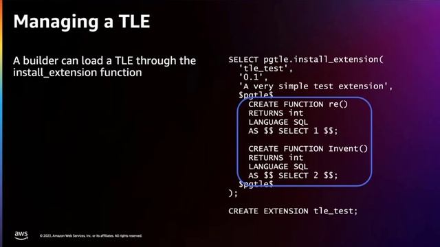 Building an extension with Trusted Language Extensions for PostgreSQL- AWS Virtual Workshop смотреть онлайн