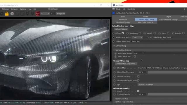 Custom Images and Procedural Neon - SM Car Paint Configurator смотреть онлайн