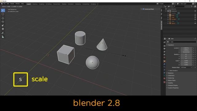 Pivot point 2. median point (blender 3d tutorial) смотреть онлайн