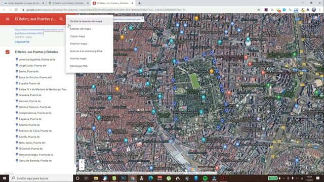 Cómo exportar un mapa de Google Maps смотреть онлайн