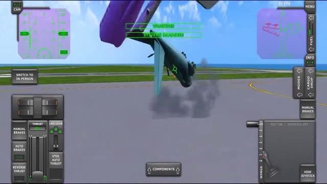 Turboprop Flight Simulator: New Aircraft collision mechanics update смотреть онлайн