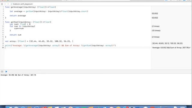 Swift - Part 16, Tuple (Returning multiple values from function) смотреть онлайн