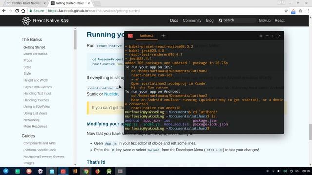 Instalasi React Native CLI di Linux + Create First Android App смотреть онлайн