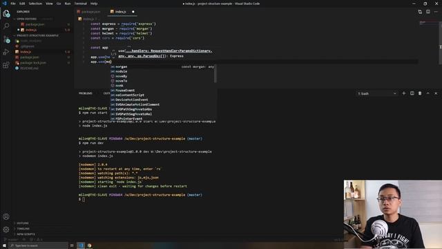 Hướng dẫn xây dựng cấu trúc dự án phần 1 | Nodejs | Ông Dev Request смотреть онлайн