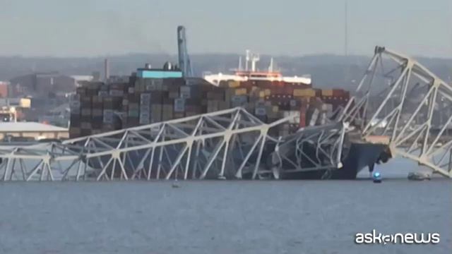 Nave contro un ponte a Baltimora, crollato il Francis Scott Key Bridge смотреть онлайн
