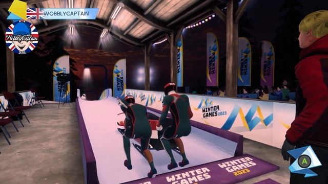Winter Games 2023 Bobsleigh Tutorial & Cup Event "Great Family Entertainment Game" смотреть онлайн