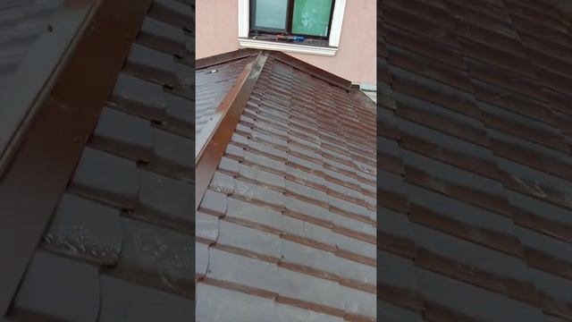 Крыша двускатная Металлочерепица смотреть онлайн