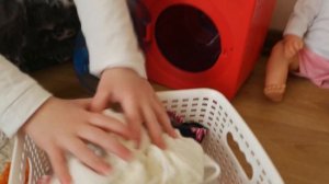 Как МАМА Стираем Сушим Гладим ОДЕЖДУ для Беби Борн Baby Born Детская стиральная машинка SMART