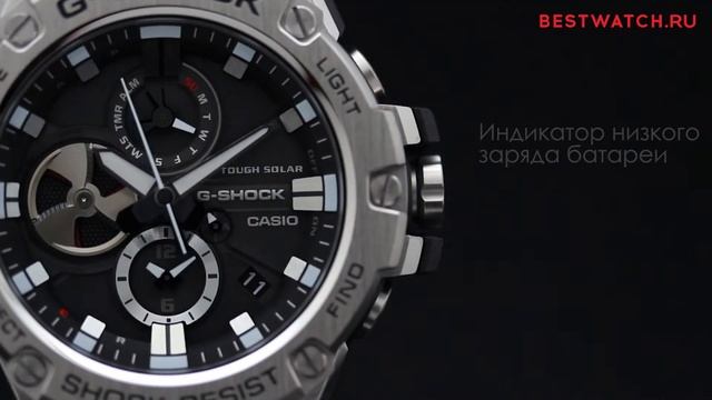 Часы Casio G-Shock GST-B100-1A, GST-B100D-1A, GST-B100D-1A9 - обзор от Bestwatch.ru