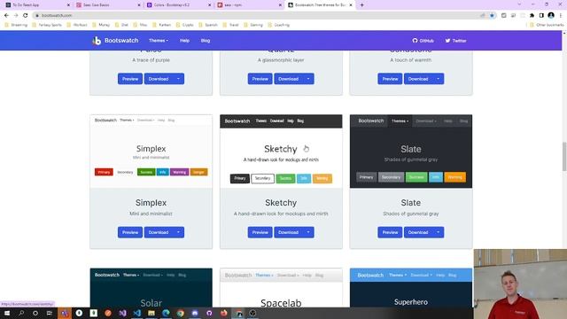 React.JS - Introduction to SASS, Bootstrap Themes, React Icons and Google Fonts смотреть онлайн