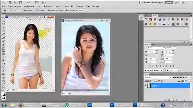 Урок по фотошопу. Вырезаем фото смотреть онлайн
