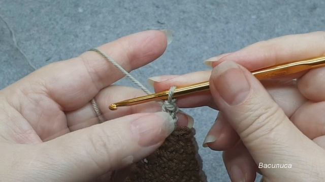 Обвязка края крючком Василиса смотреть онлайн