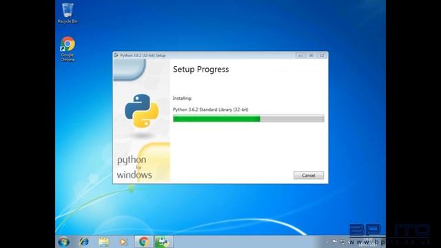 Installing Python3 on to Windows 7 смотреть онлайн