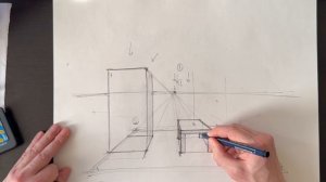 Построение фронтальной перспективы