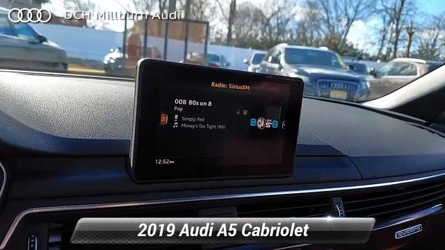 Certified 2019 Audi A5 Cabriolet Premium, Maplewood, NJ MDP21486 смотреть онлайн