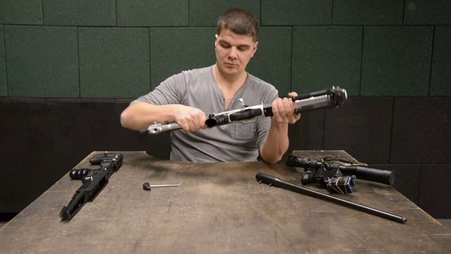 Russian blaser stock, from Belyj-veter. Made in Russia. смотреть онлайн