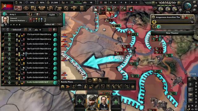 HOI4 Spanish Battle Royale - Winning as Anarchist Spain смотреть онлайн