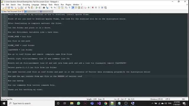 How To Install Apache Flume | Windows 10 | Complete Guide. смотреть онлайн