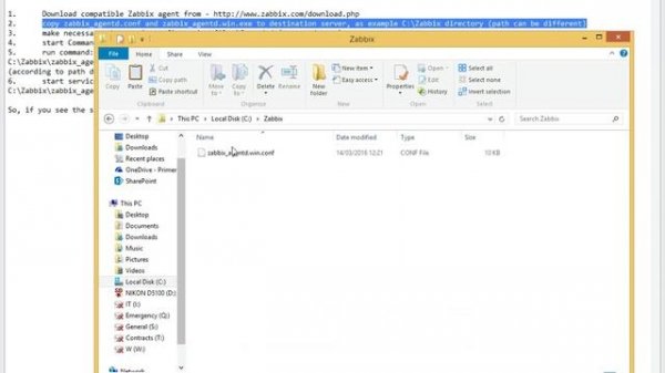 ZABBIX. Установка ZABBIX Agent на Windows
