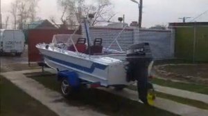 лодка Прогресс 2 двигатель YAMAHA 60
