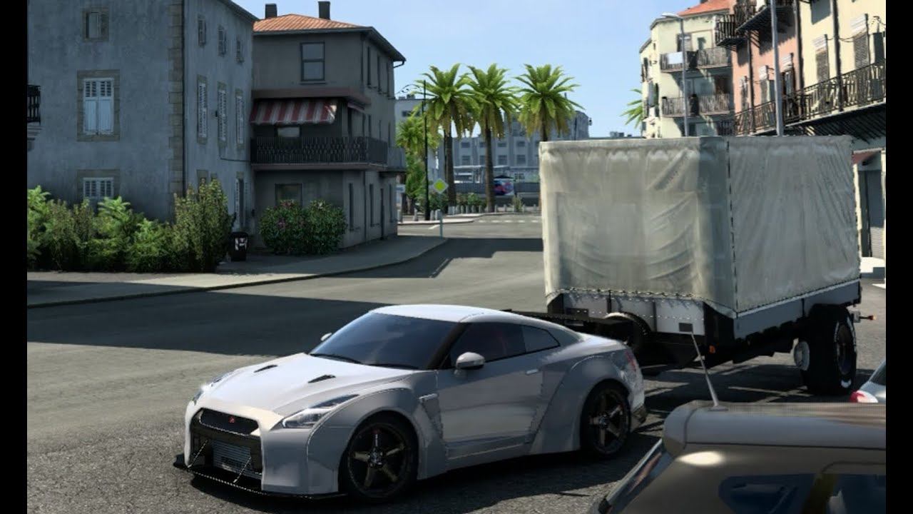 [ETS 2] Nissan GTR SpeedOut From Taranto смотреть онлайн