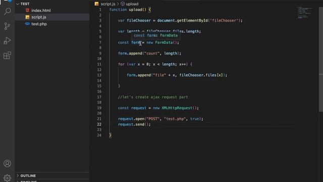 Multiple file uploading to php server using AJAX - POST method ( Web programming ) смотреть онлайн