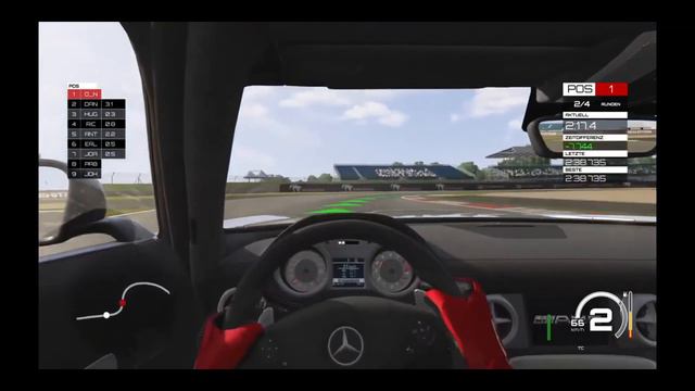 Assetto Corsa Silverstone Mercedes SLS AMG смотреть онлайн