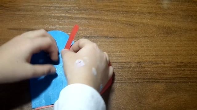 Как сделать валентинку из цветной бумаги. смотреть онлайн