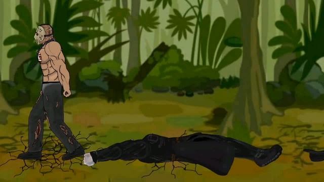 Jason Voorhees VS Tyrant Drawing Cartoons 2