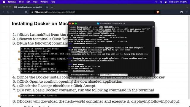 Install Docker on MacOS смотреть онлайн