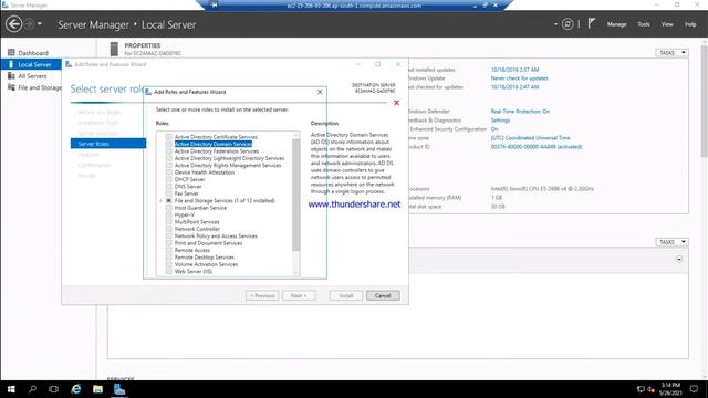 How to Install Active Directory on Windows Server 2016 Tamil смотреть онлайн