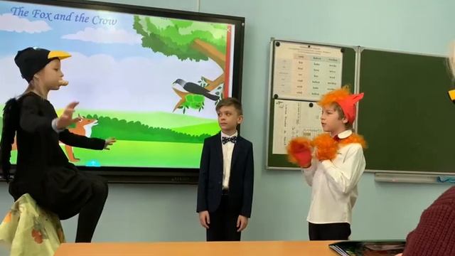 Басня Крылова «Ворона и лисица» смотреть онлайн