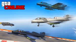 ПОПРОБУЙ УВЕРНУТЬСЯ ОТ САМОЛЁТА! УГАРНЫЙ СПУСК В ГТА 5 ОНЛАЙН. (GTA 5 ONLINE)