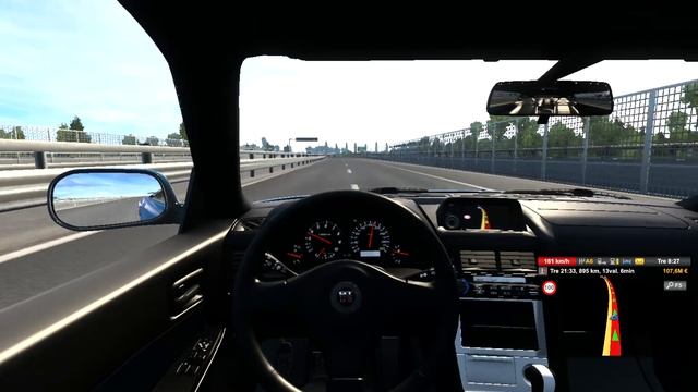 test nissan gtr mod ETS2 is ETS2 car mods смотреть онлайн