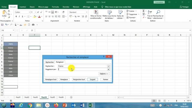 Rechercher et remplacer avec Excel à l'aide du raccourci"CTRL+H" смотреть онлайн