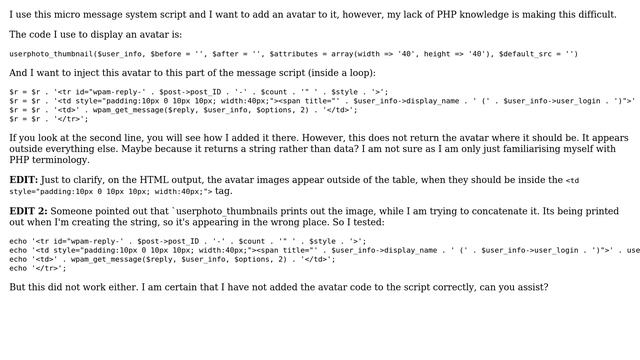 Wordpress: avatar displays outside of targeted area смотреть онлайн