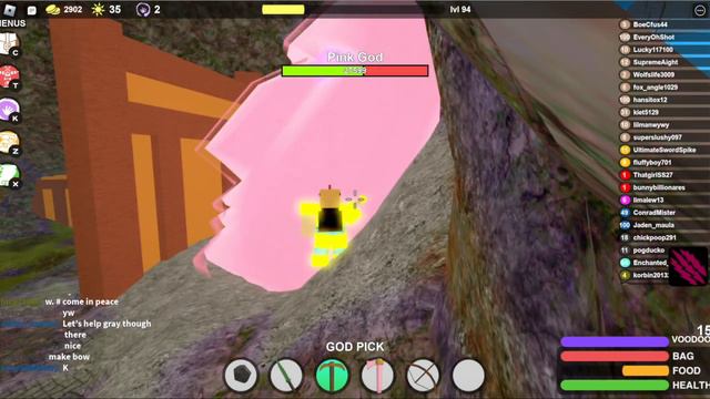 The Pink God! (Booga Booga Reborn)