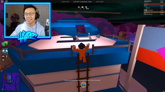 YOUTUBER HIDE N SEEK!! *ALIEN MAP* (Roblox Jailbreak) смотреть онлайн