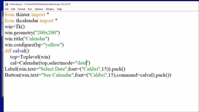 Project Work Part 6 | Class XII (CBSE) | Using GUI Calendar in Tkinter смотреть онлайн