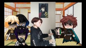 Клинок рассекающий демонов реакция персонажей на [на тик ток] Gacha Club