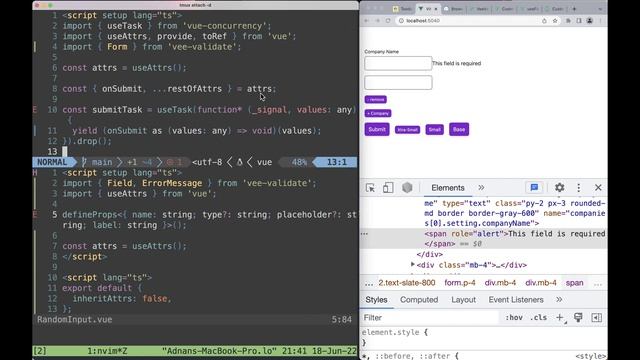Live Coding: Building robust forms with Vue 3 - Part 3 (Vee-Validate) смотреть онлайн