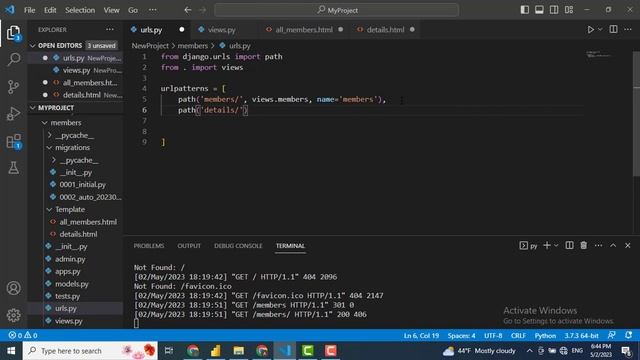 How to redirect from one page to another in Django | Python programming| Sixth Video смотреть онлайн