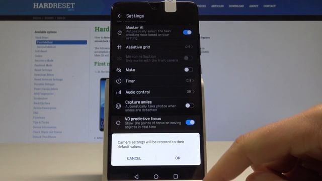 How to Reset Camera in HUAWEI Mate 20 - Restore Default Camera Settings смотреть онлайн