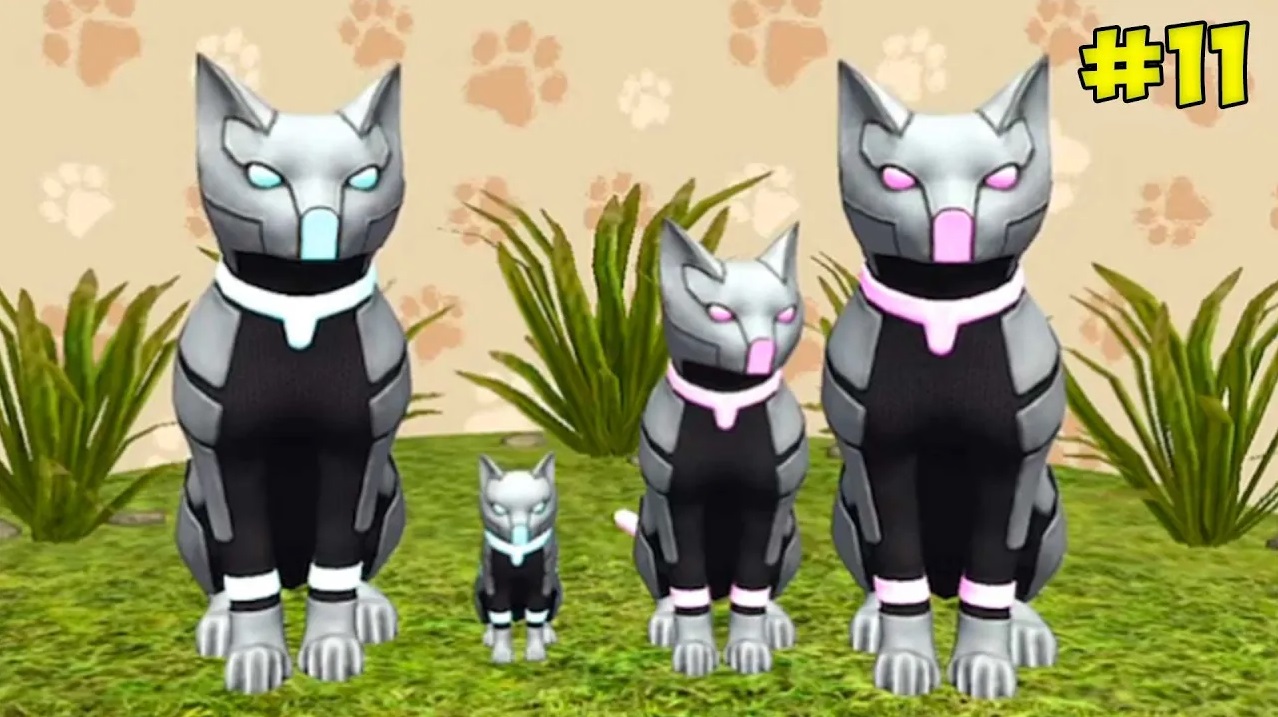 Симулятор КОТА и КОШКИ #11 инопланетный КОТ и КВЕСТ от подписчиков на малышерин смотреть онлайн