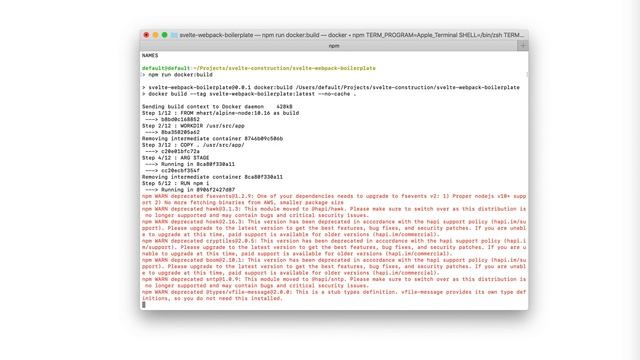 Svelte webpack boilerplate - How to use docker commands смотреть онлайн