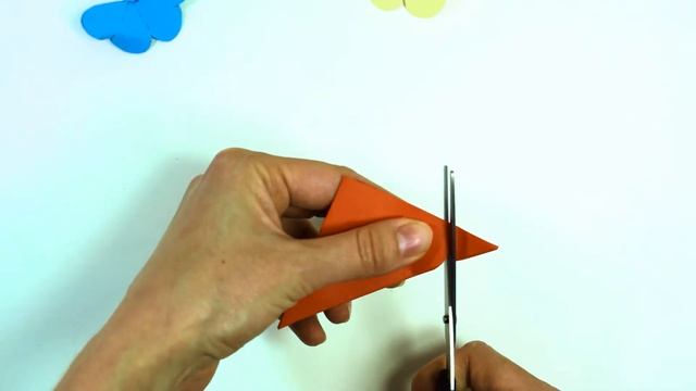 Бабочка из бумаги. Как легко сделать бабочку. смотреть онлайн