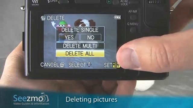 Panasonic GF1: Deleting Guide смотреть онлайн