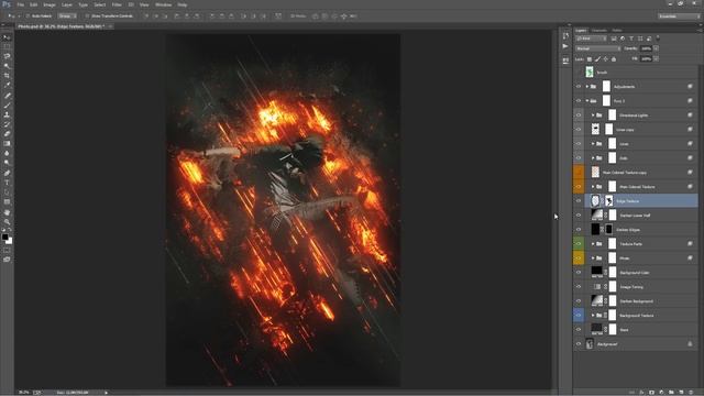 Fury 3 Photoshop Effect Tutorial | Automatically create digital art in Photoshop смотреть онлайн