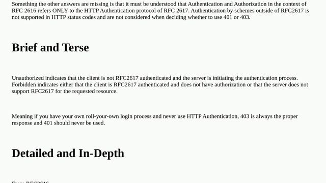 403 Forbidden vs 401 Unauthorized HTTP responses смотреть онлайн